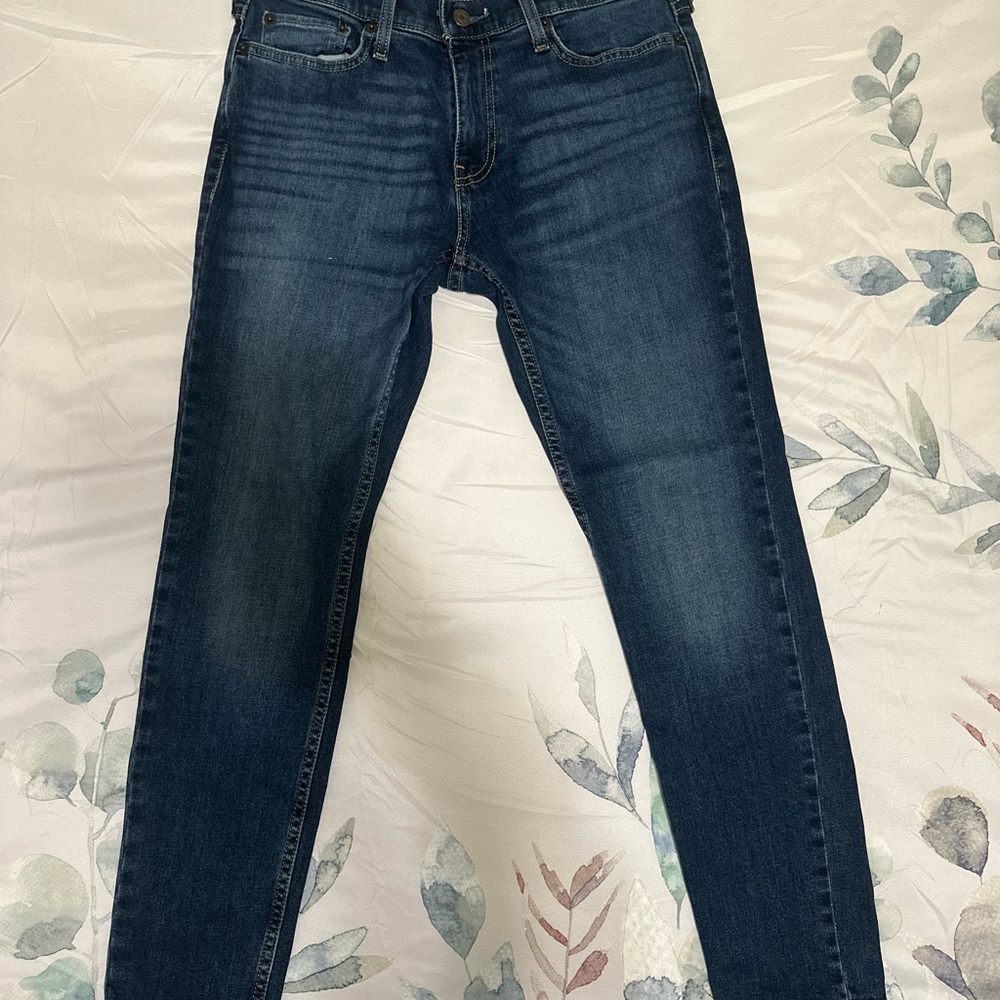 Dark Blue Denim Jeans